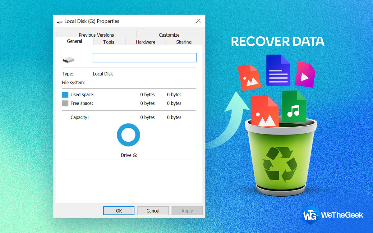 Recover Your Data When Hard Drive Shows 0 Bytes