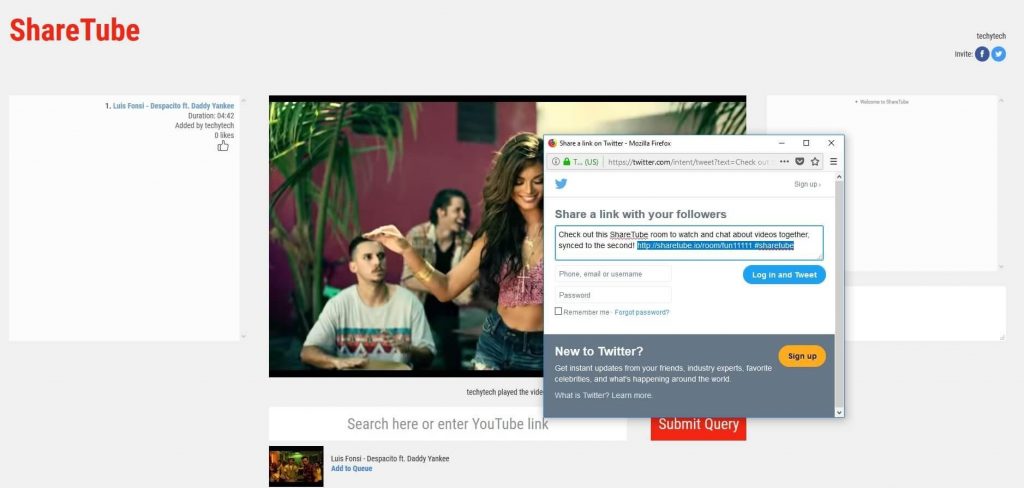  Твиттер Sharetube