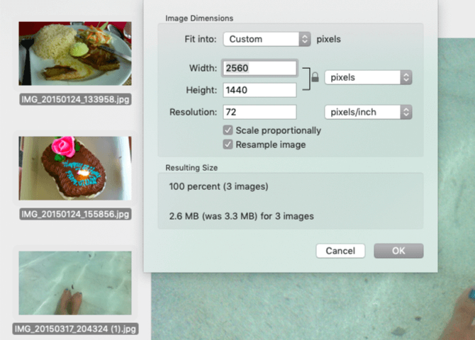 Use Preview App to Batch Resize Photos on Mac