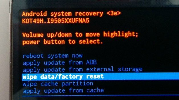 Factory Reset