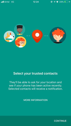Select Trusted Contacts