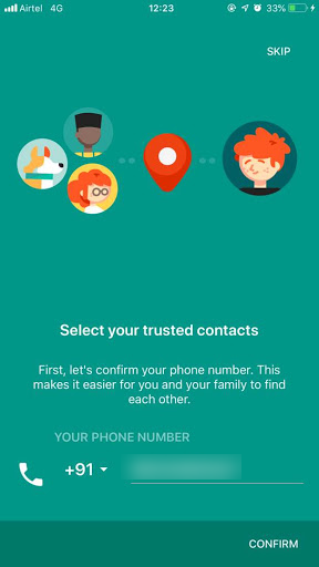Add your contact number