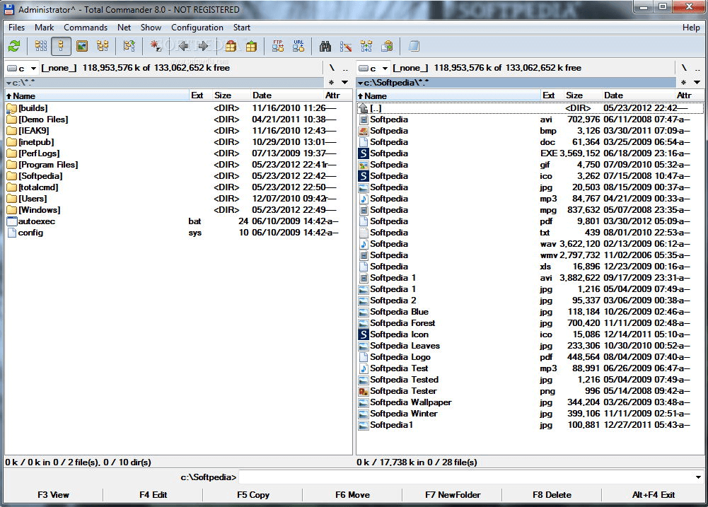 Total Commander file managing software