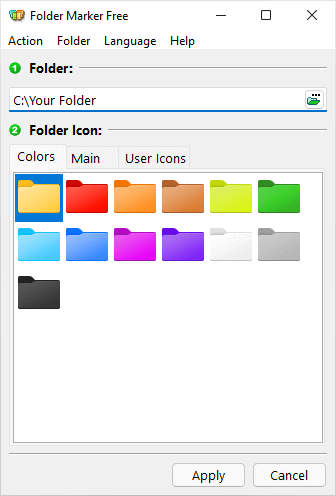 folder marker