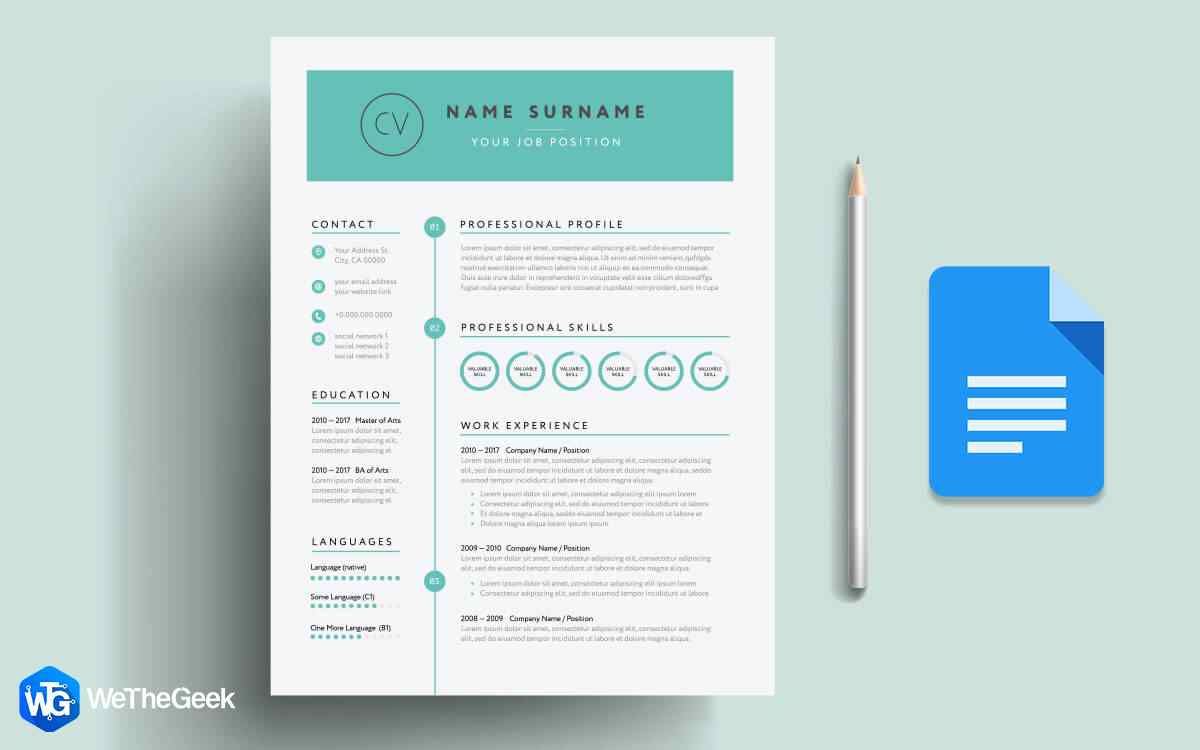 5 Best Google Docs Resume Templates and How to Use Them