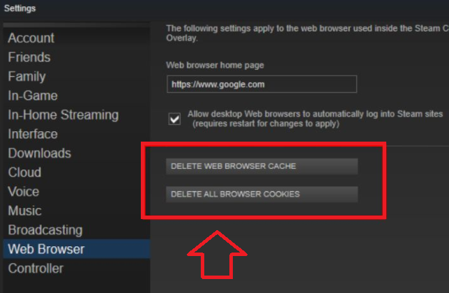 Delete All Browser Cookies
