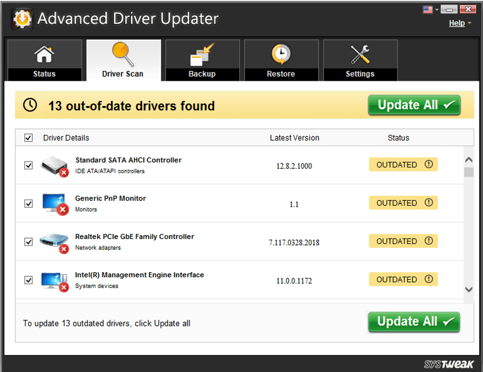 Update Drivers