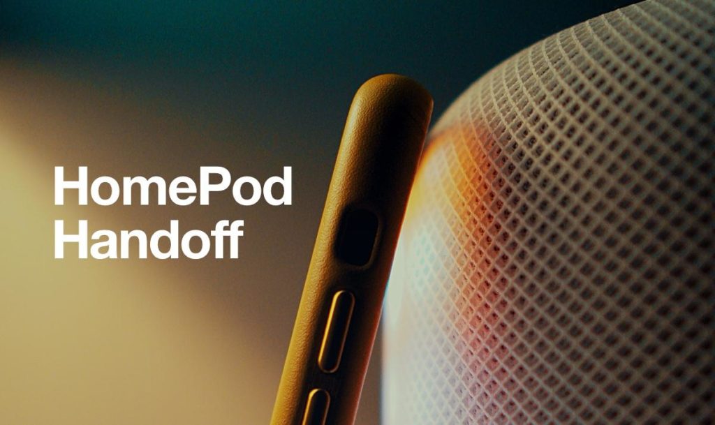 HomePod Handoff prompts