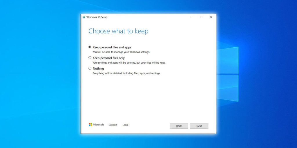 Perform a Windows In-Place Upgrade