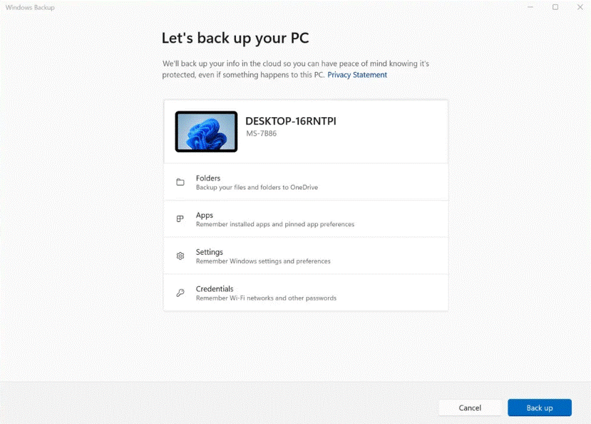 Backup App