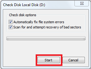 check local disk